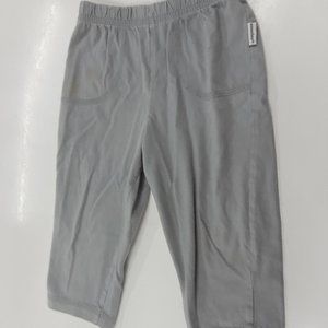 Light gray pull on pants sz 12 mos.